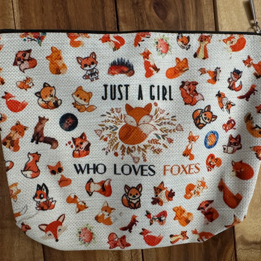 Fox Print Pouch